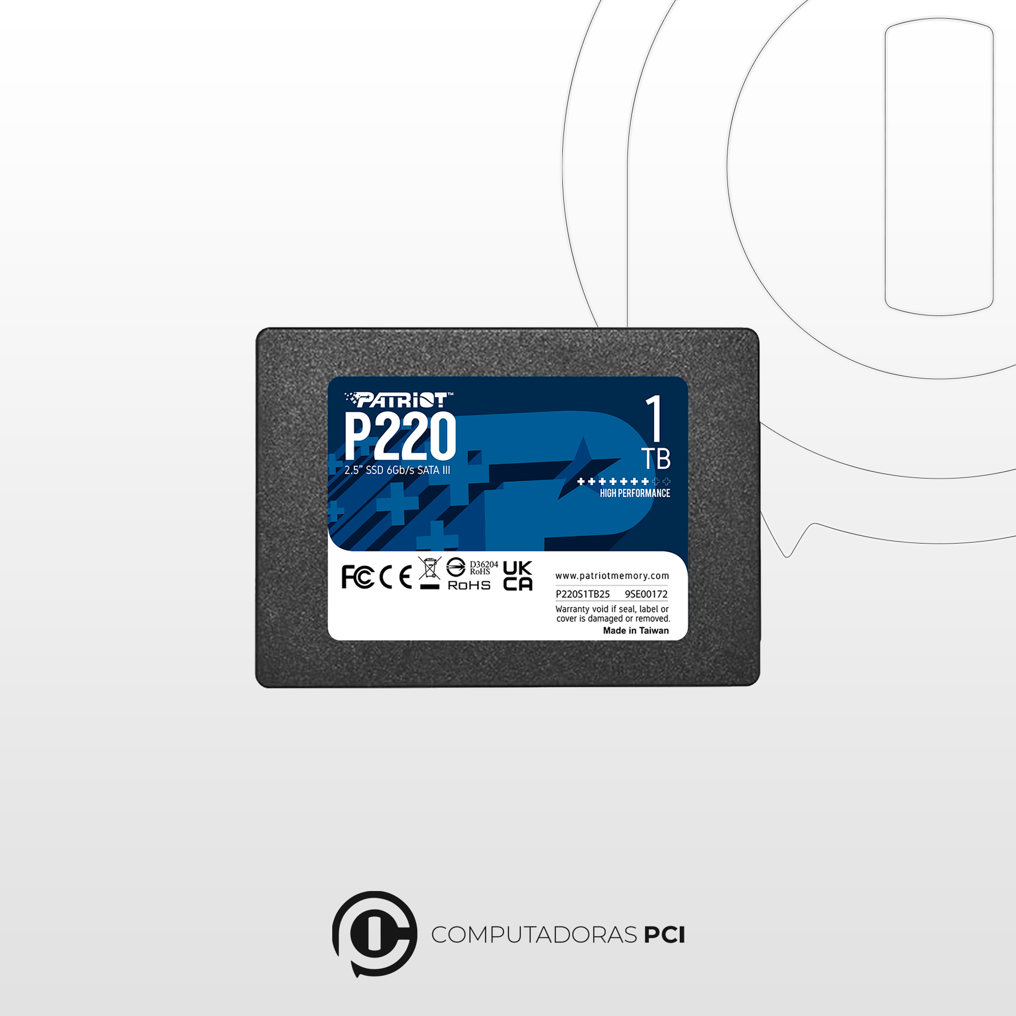 Disco Duro - Patriot P210 - 1TB - SSD