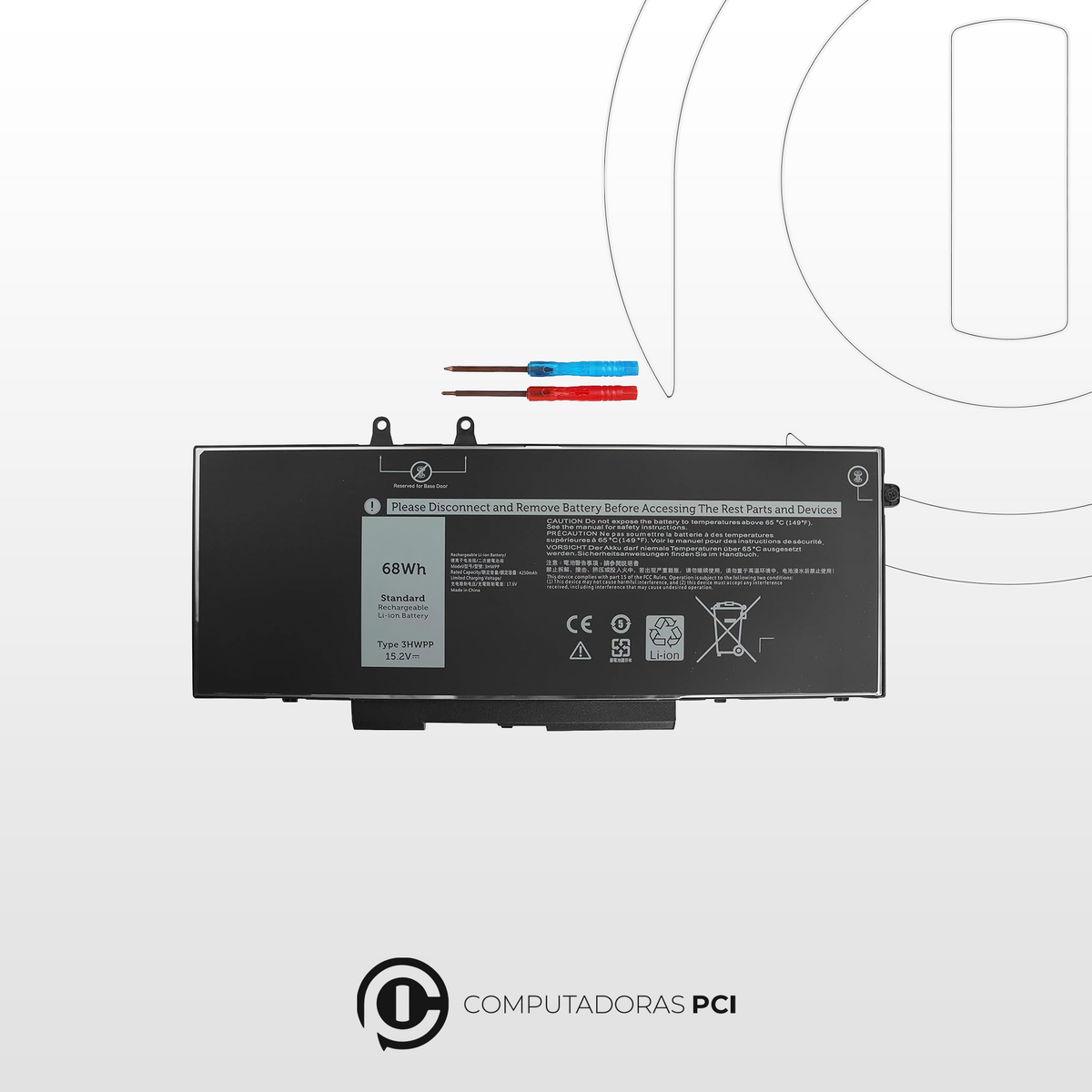 Batería de Remplazo 68Wh 3HWPP